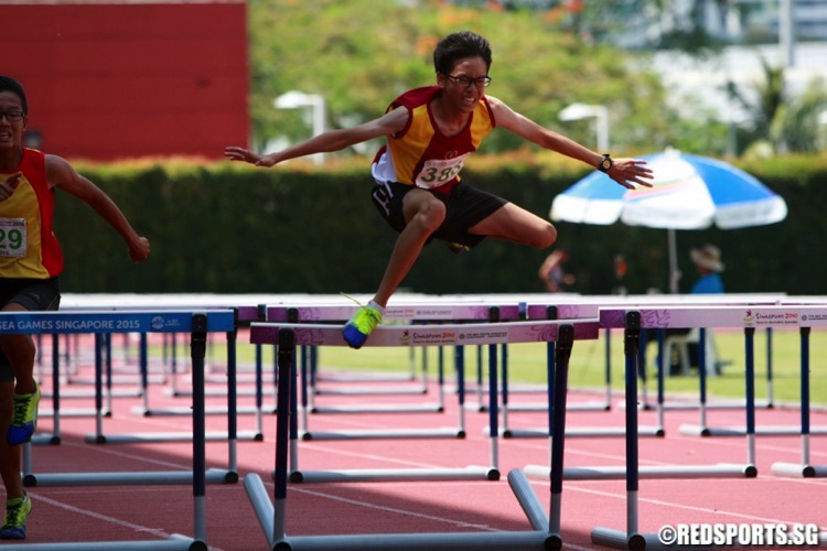 c div boys 100m hurdles