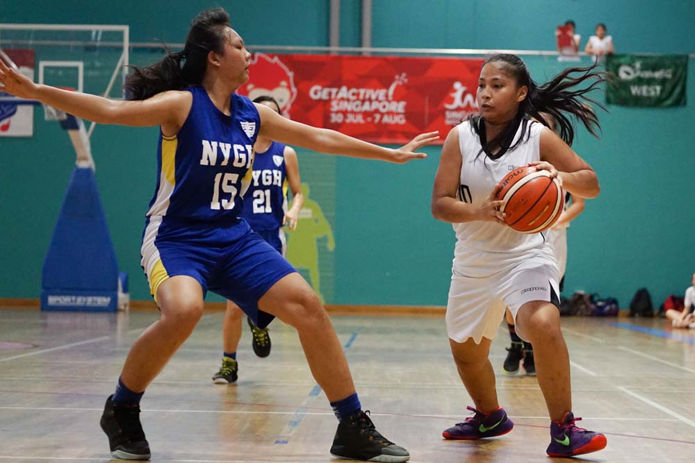 national b div bball nanyang girls dunman sec