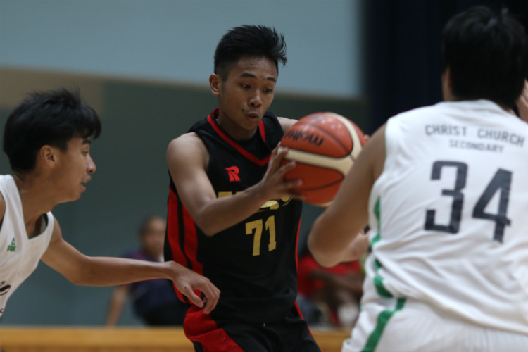 national b div bball semi final christ church unity