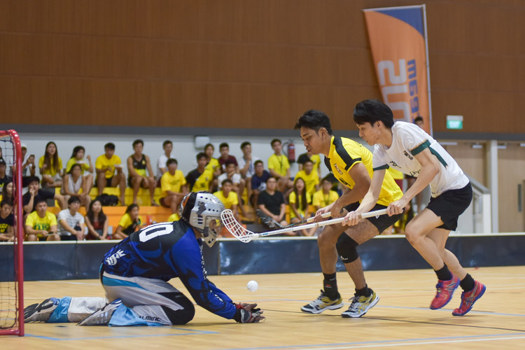 Lim You Xuan (TH #20) sees his effort saved. (Photo 12 © Iman Hashim/Red Sports)