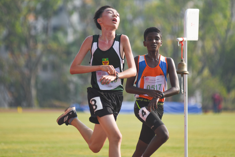 Jonathan Tan (left) of RI finished third while Namasivayam Siva Sanker of Yuan Ching Secondary placed fourth. Only 0.16s separated them. (Photo 5 © Iman Hashim/Red Sports)