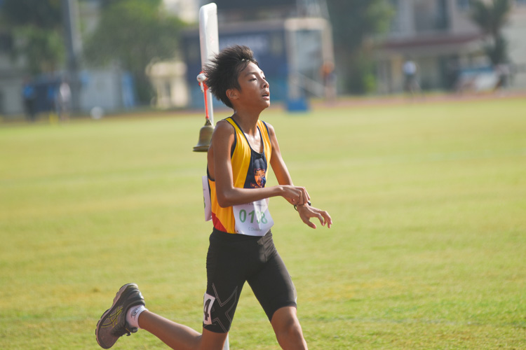 Bryan Cheung (#138) of ACS(I) placed sixth in the race. (Photo 8 © Iman Hashim/Red Sports)