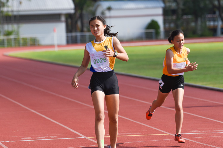 Ho Zhi Ling (#926) of NYGH claimed the silver in 1:04.57. (Photo 7 © Iman Hashim/Red Sports)