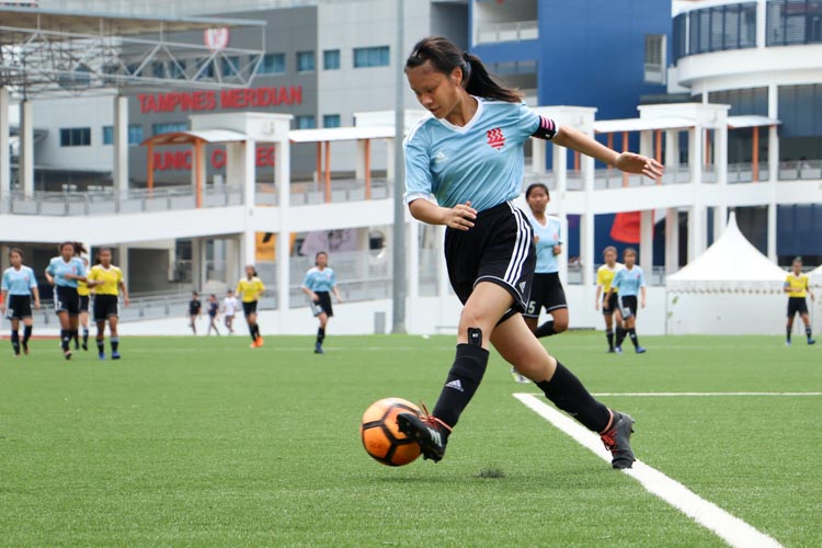 VJC head to National Schools A Division Girls' Football Championship final after penalty shoot-out against HCI. (Photo 10 © Clara Lau/REDintern)