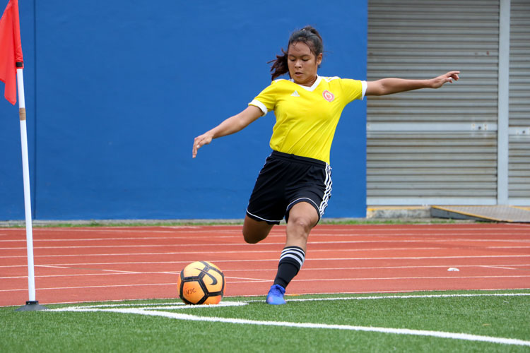 VJC head to National Schools A Division Girls' Football Championship final after penalty shoot-out against HCI. (Photo 8 © Clara Lau/REDintern)