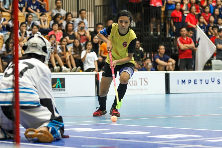 VJC Captain Caluza Denise Jazmine Carnate (VJC #23) taking her penalty shot. (Photo 20 © Clara Lau/REDintern)